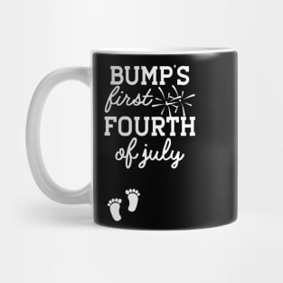 Pregnancy - Bump's first fourth of july Mug